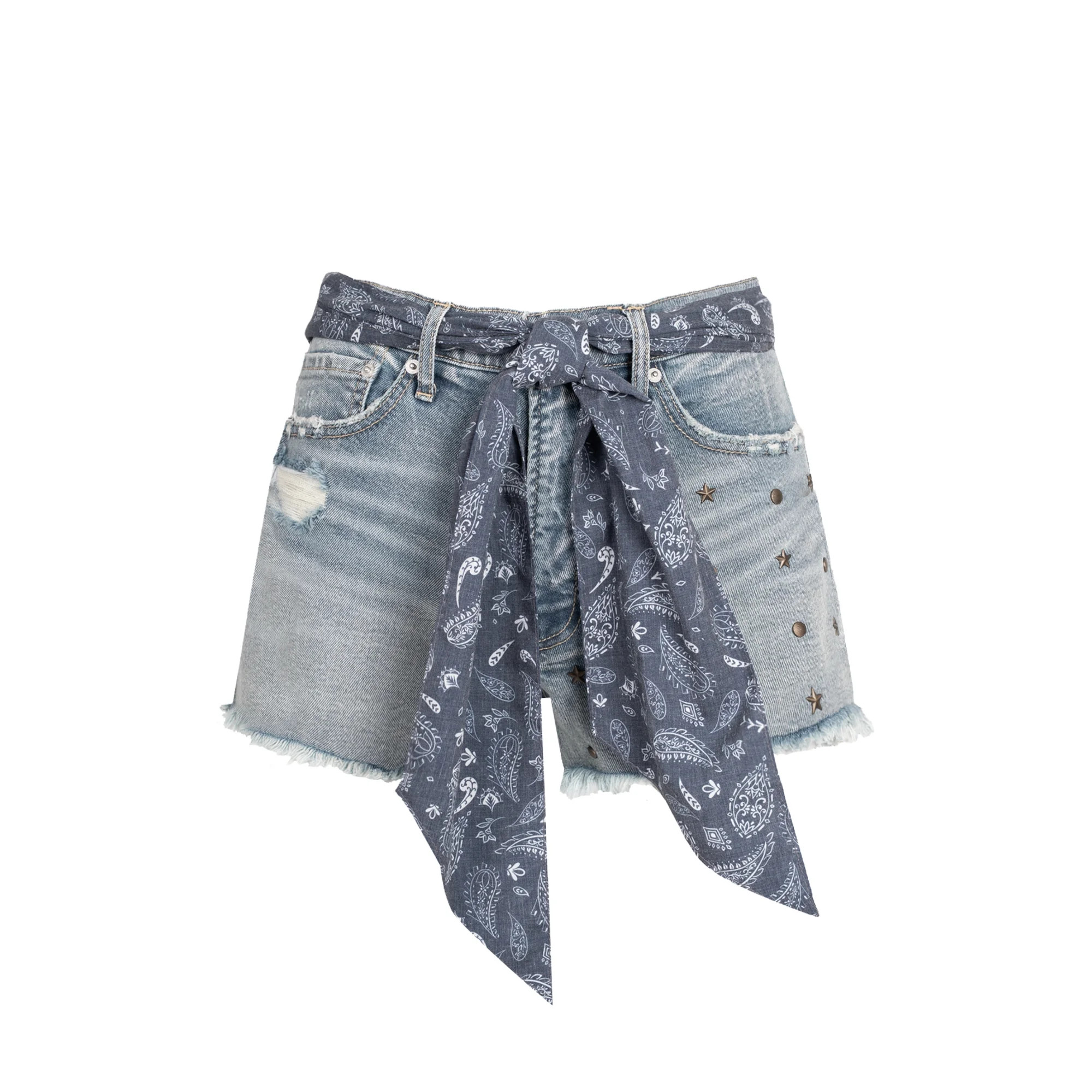 Jessica Simpson Women's High Rise Scarf Short, Sizes 2-16 | Walmart (US)