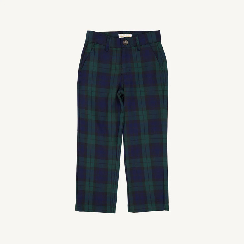 Prep School Pants - Berwick Black Watch with Nantucket Navy Stork | The Beaufort Bonnet Company