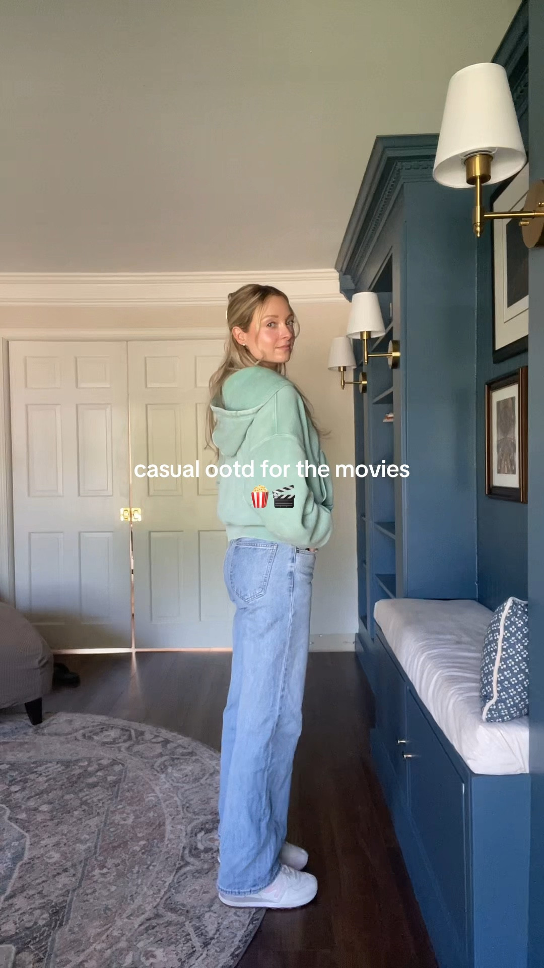 casual movie outfit! 

wearing small in jacket

#LTKootd