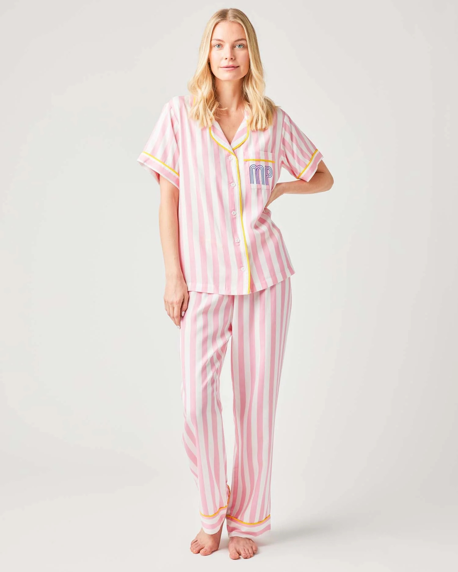 Retro Stripe Pajama Pants Set | Katie Kime Inc