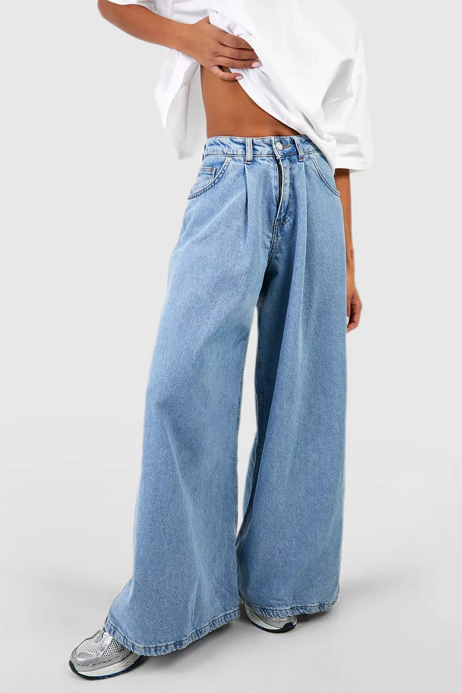 Extreem Wide Leg Jeans | Boohoo.com (NL)