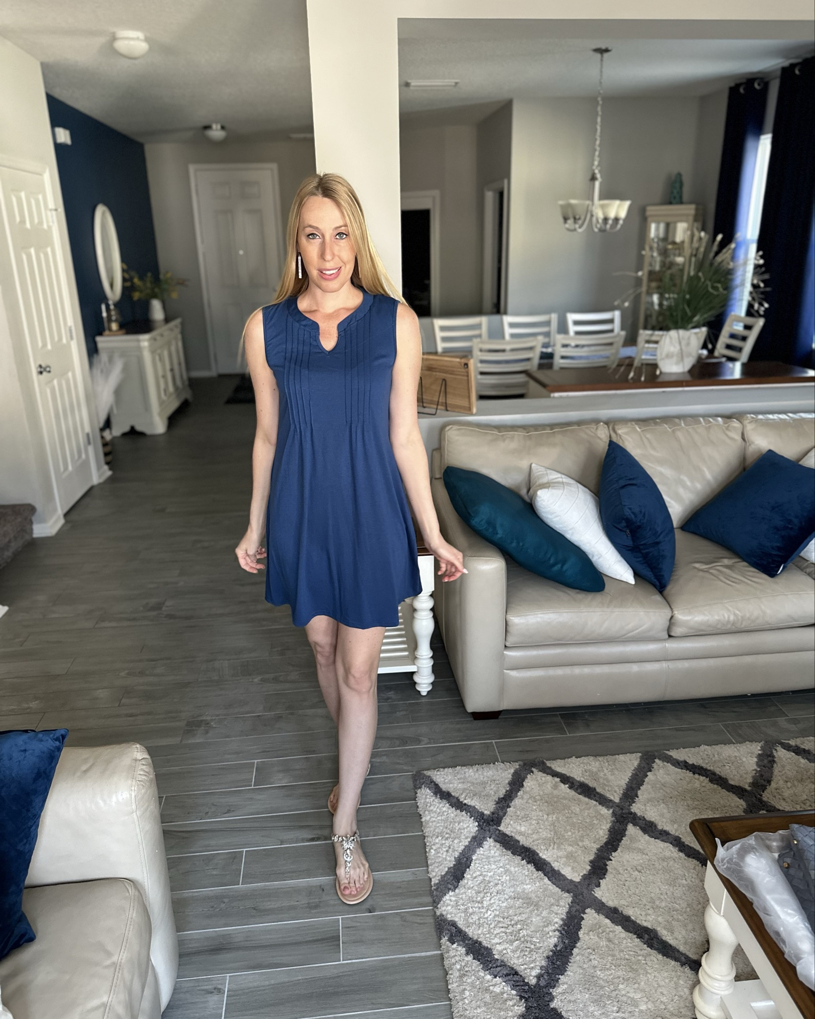 Solid blue sundress
💙this dress is very comfortable and and I love the loose fit
💙 it does fit true to size
💙wearing small in it, I am 5’10”

#LTKFindsUnder50 #LTKFindsUnder100 #LTKStyleTip