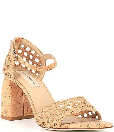 Antonio Melani Gretel Cork Woven Sandals - 8 | Dillard's