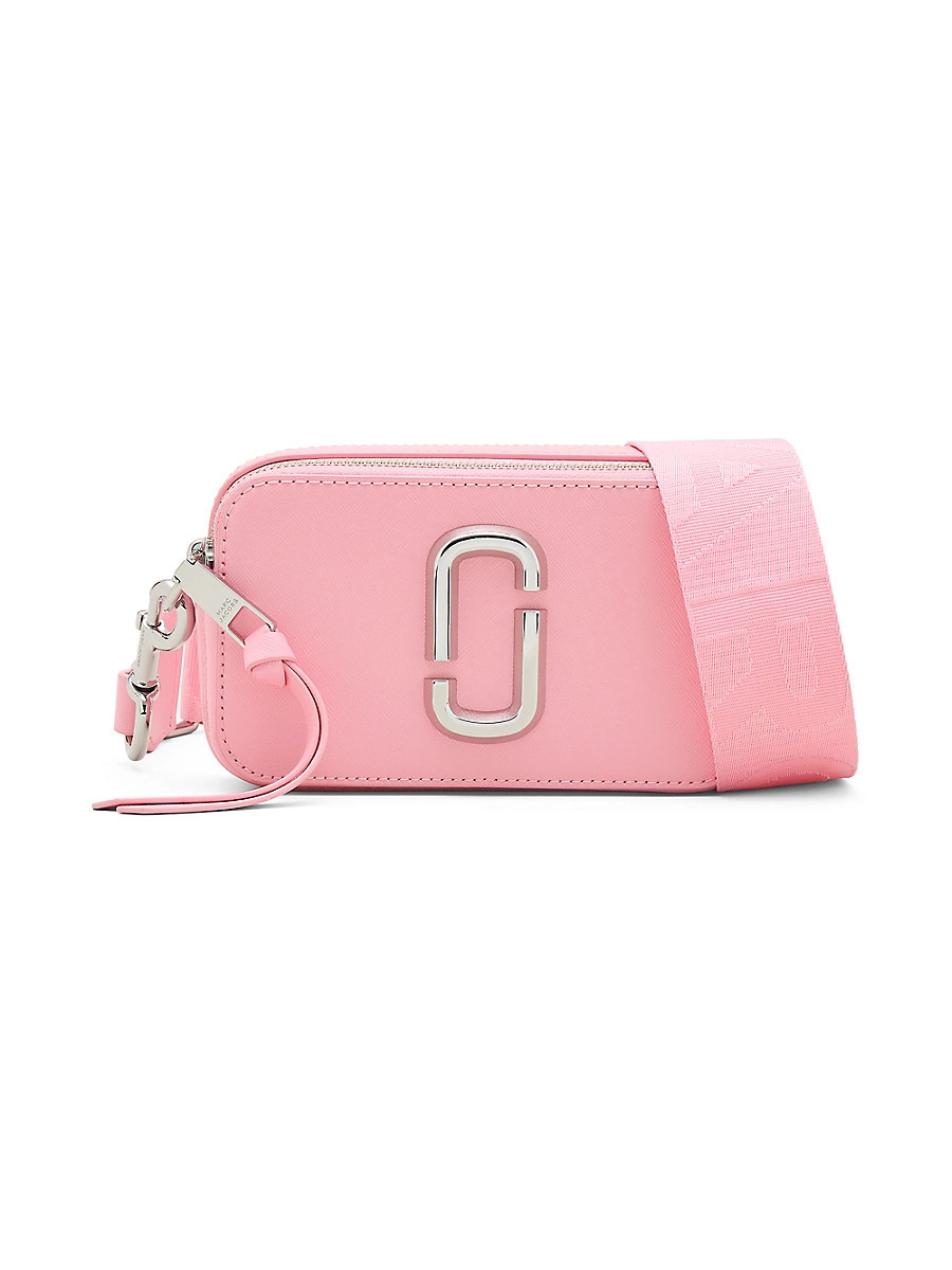 Women's The Solid Snapshot Leather Crossbody Bag - Ribbon Pink | Saks Fifth Avenue