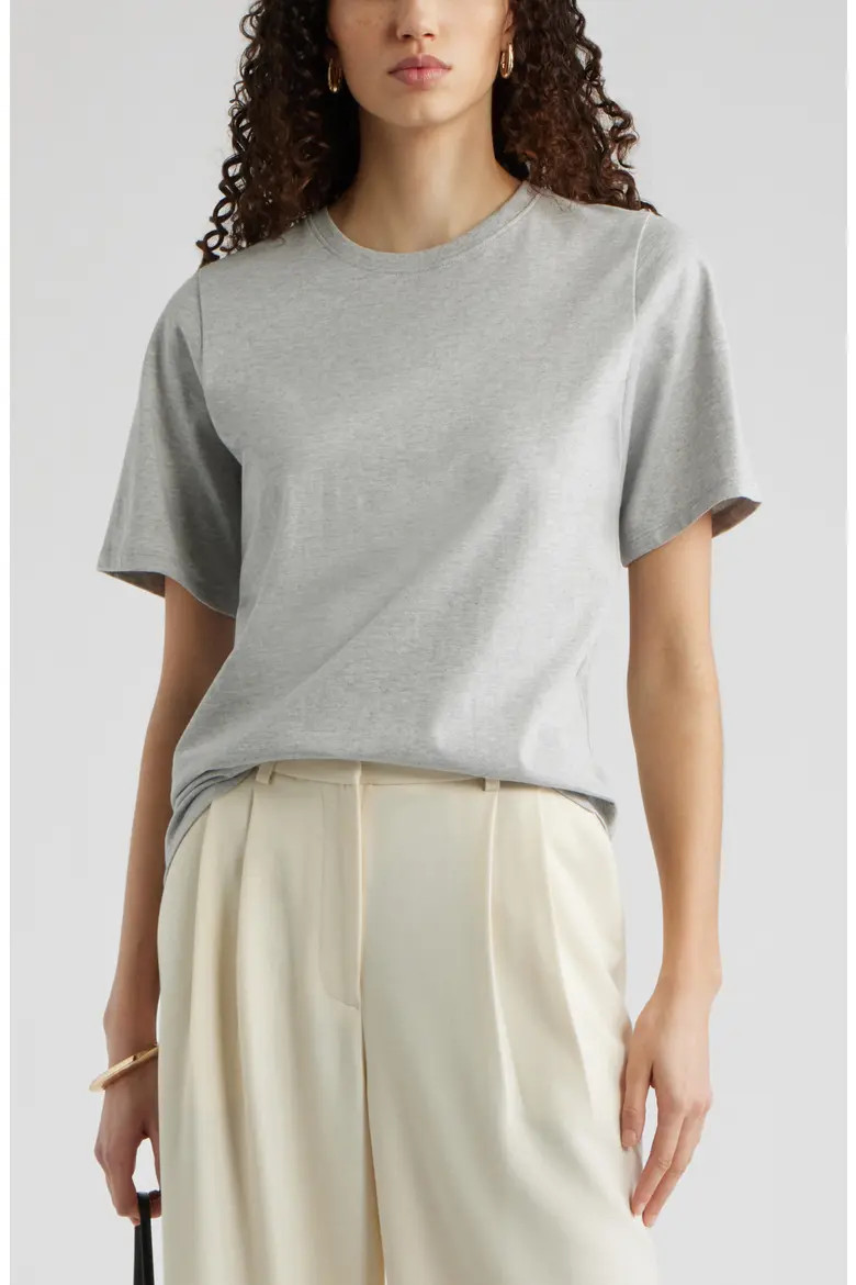 Pima Cotton Relaxed T-Shirt (Regular & Plus) (Women) | Nordstrom | Nordstrom