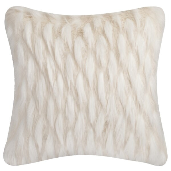 Safavieh 20-inch Luxe Feather White Decorative Pillow | Bed Bath & Beyond
