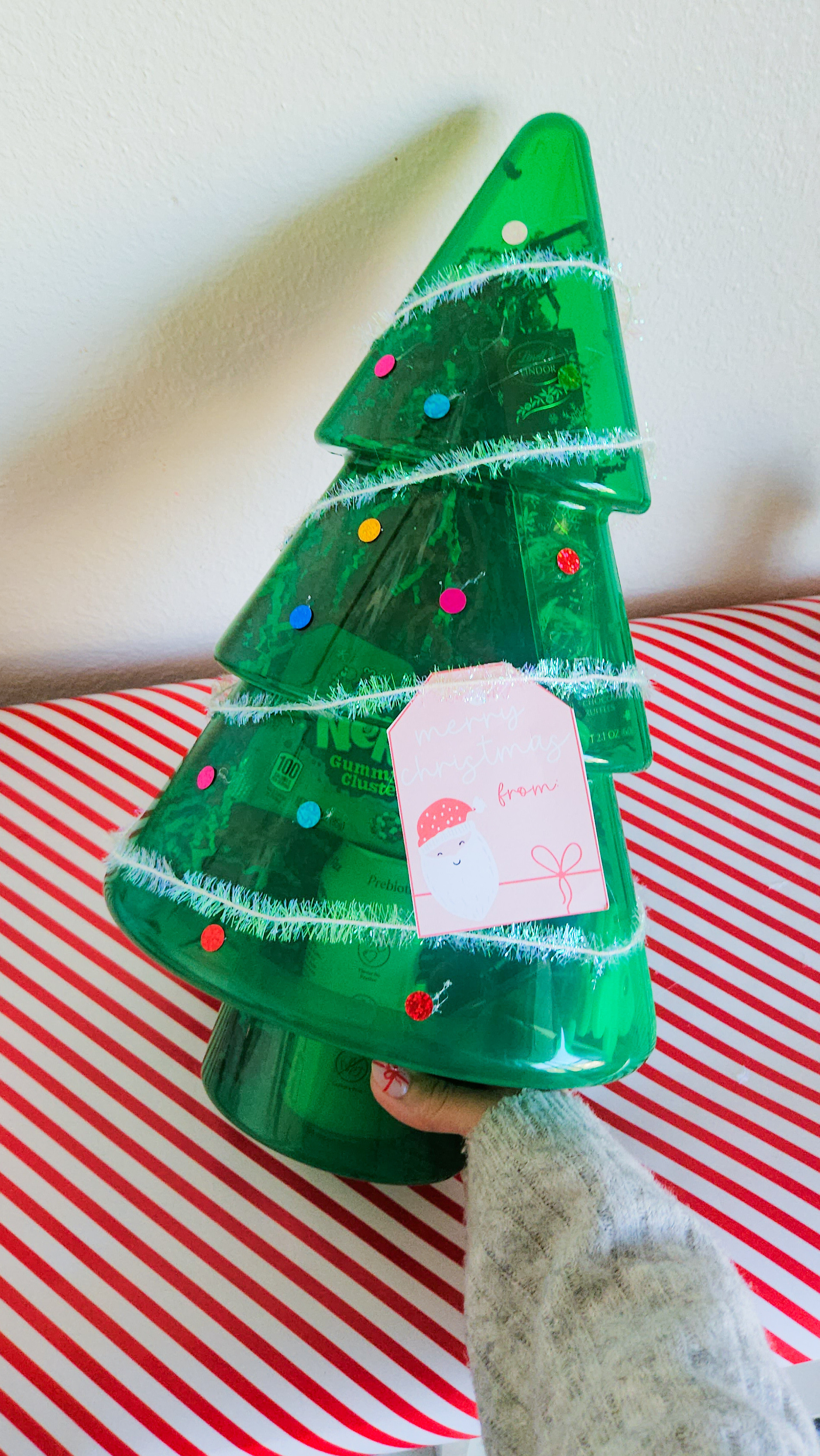 $5 Christmas tree and how I fill it for a perfect Christmas  gift idea! Love how I decorated it too!  

 #LTKGiftGuide #LTKHoliday #LTKSeasonal