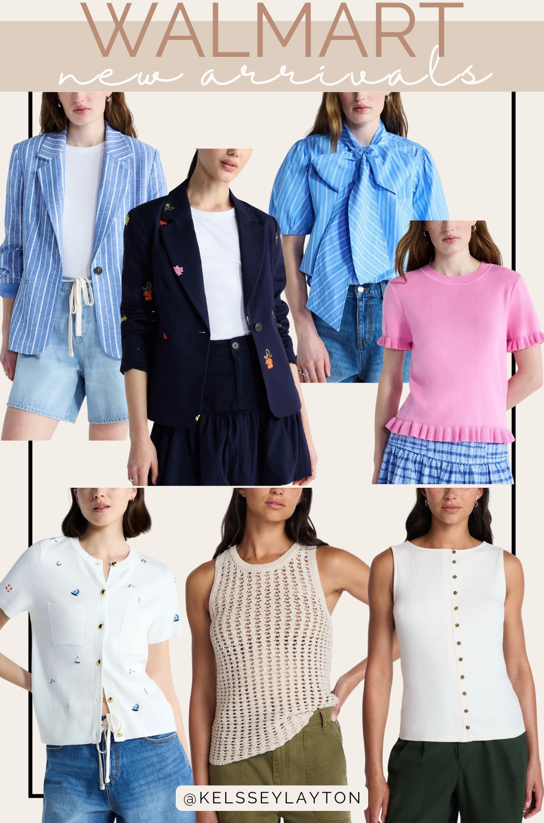 Walmart new arrival, Walmart style, new tops for spring 

#LTKootd #LTKmomlife