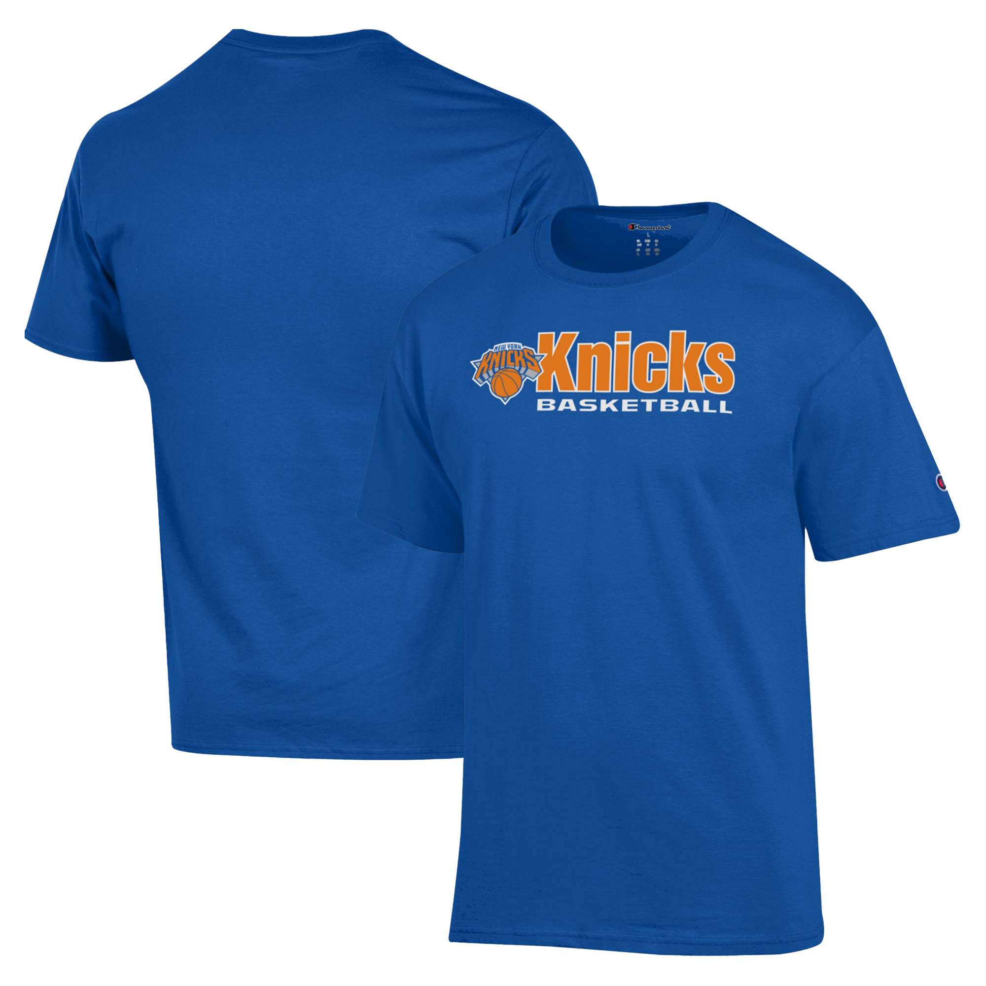 Men's Champion  Blue New York Knicks Jersey T-Shirt | NBA Shop