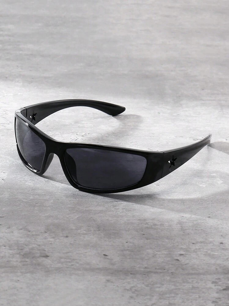 1pc Fashionable Starry Hollow Out Unisex Y2K Style Summer Beach Fashion Glasses Beach Accessories... | SHEIN