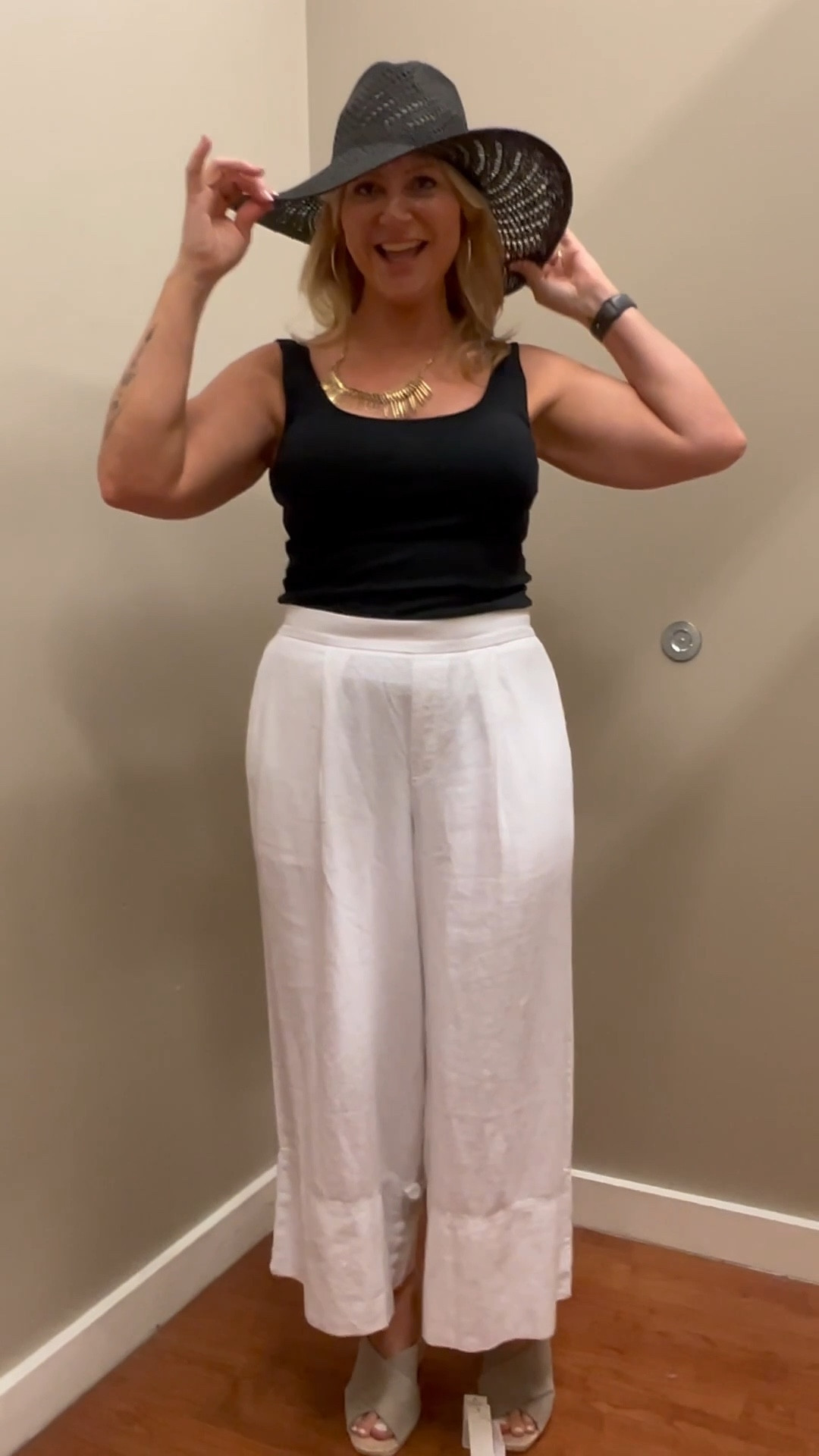 This outfit is so cool and classy for the summer! #sizemedium #over50style #over40style 

#LTKcurves #LTKFind #LTKsalealert