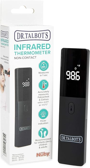 Dr. Talbot's Non-Contact Infrared Thermometer with Led Screen, Black | Amazon (US)