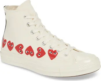 Comme des Garçons PLAY x Converse Chuck Taylor® High Top Sneaker (Unisex) | Nordstrom | Nordstrom