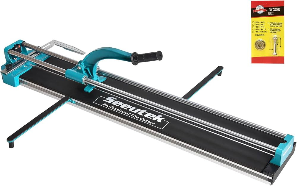 Seeutek 36 Inch Manual Tile Cutter With Tungsten Carbide Scoring Wheel for Porcelain Ceramic Floo... | Amazon (US)