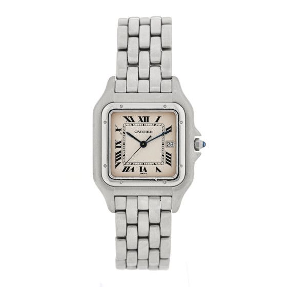 Stainless Steel 29mm Panthere Quartz Watch | FASHIONPHILE (US)