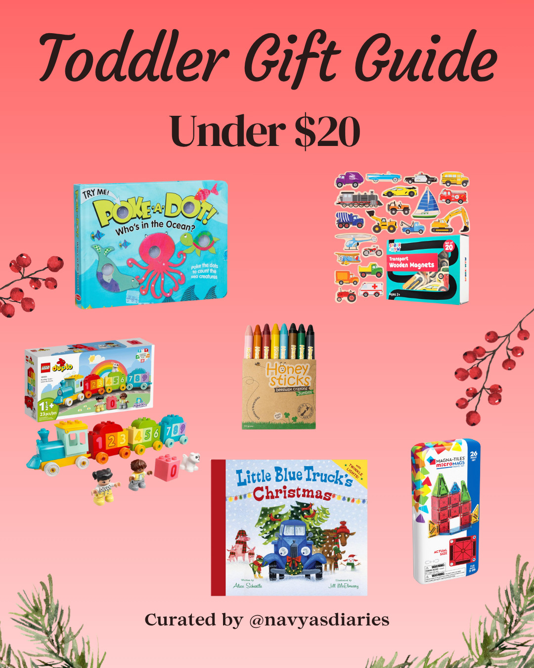 Perfect gift guide for toddlers under $20 this holiday season 

 #LTKGiftGuide #LTKHoliday #LTKKids