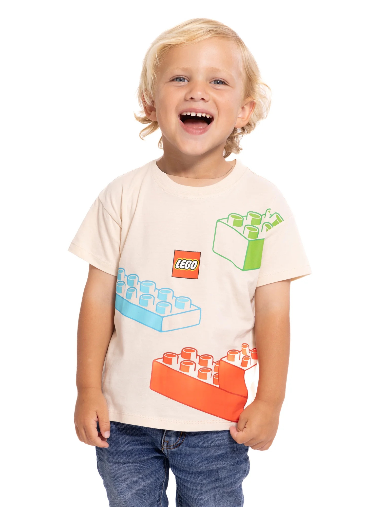 Lego Toddler Short Sleeve Graphic Crewneck Tee, Sizes 12M-5T | Walmart (US)