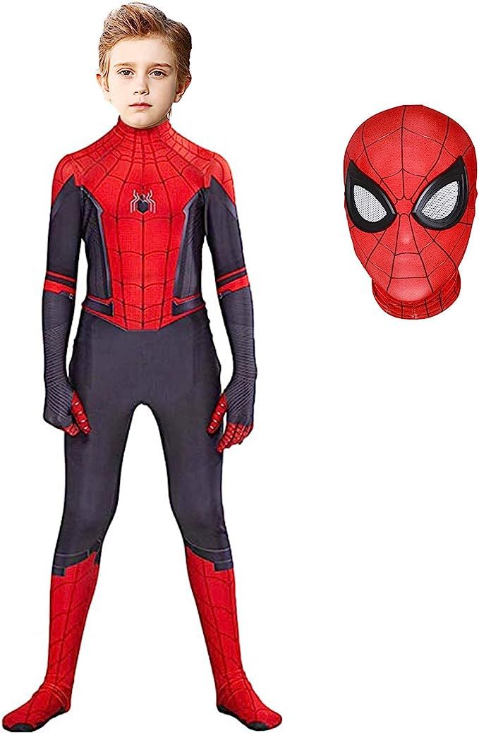 Superhero Costume Bodysuit for Kids Spandex Zentai Halloween Cosplay Jumpsuit 3D Style | Amazon (US)