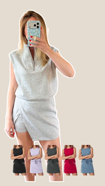 This matching set is an easy way to feel chic and comfy with zero effort 👌🏼 runs small - size up one!