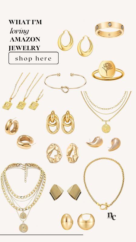 Most of my absolute favorites from Amazon, I wear all of these on repeat. 

Gold jewelry, necklaces, accessories, staple looks, earrings, rings, layered necklaces, glam look, level up

#LTKbeauty #LTKfindsunder50 #LTKparties