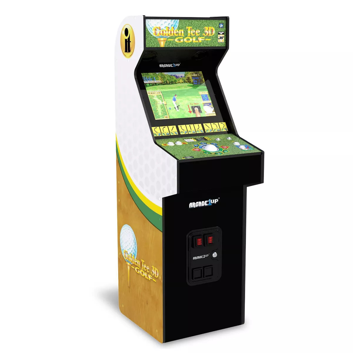 Arcade1Up Golden Tee 3D 35th Anniversary Deluxe Arcade Machine | Target