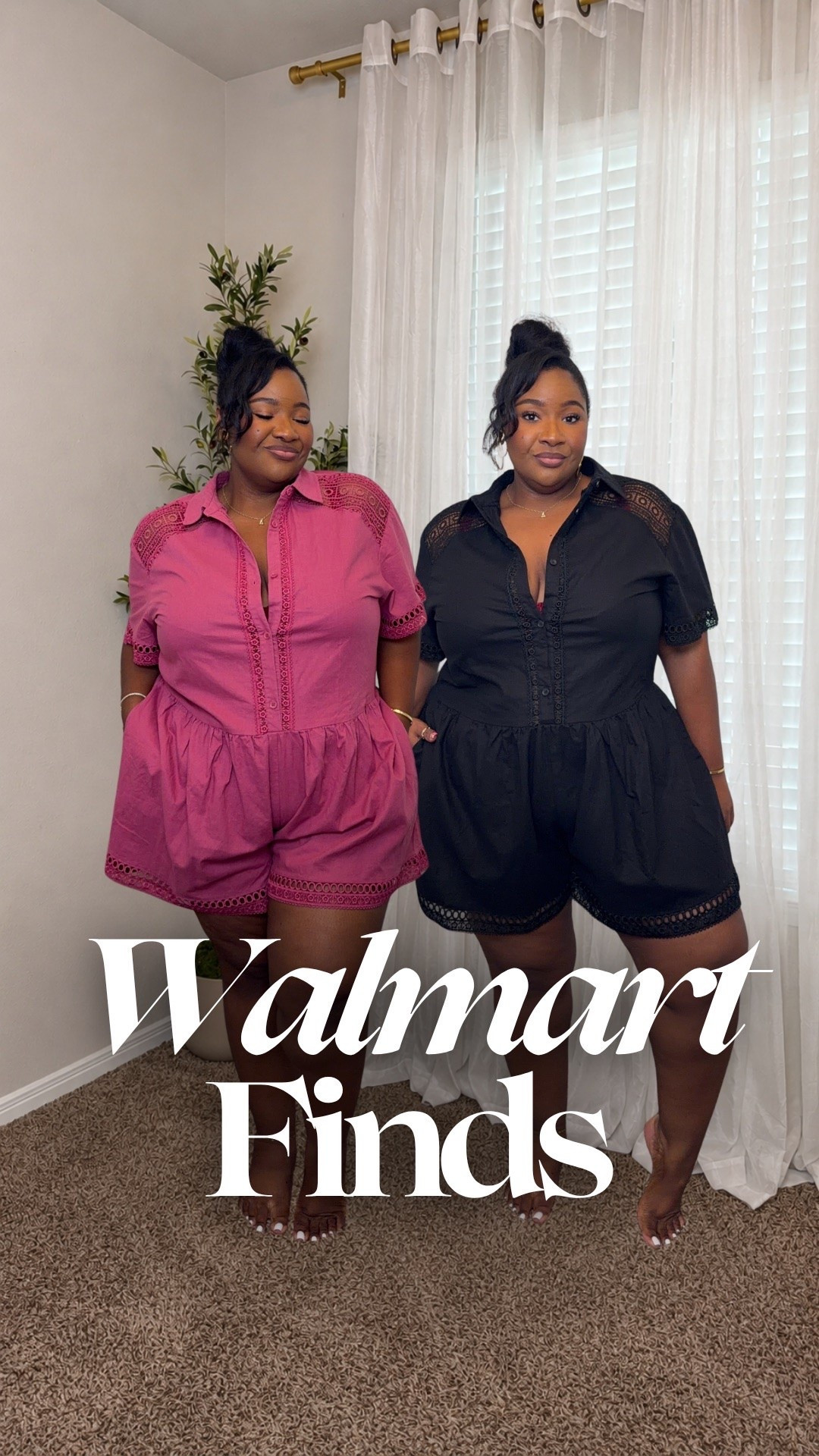Found these cute rompers from Walmart and had to share them with you guys, because they would be perfect for Spring and follow you into Summer! I'm wearing an XXL in both.

#LTKgrwm #LTKootd #LTKPlusSize
