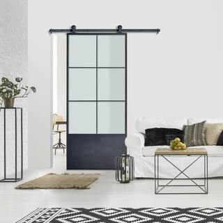 Colonial Elegance 37in.x84in.x3 in.Broadway Epoxy Coated Steel Frame w/Frosted Tempered Glass Bar... | The Home Depot
