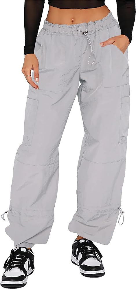 Cargo Pants Women Baggy - Parachute Pants for Women, Rave Pants Y2K Pants, Festival Outfits for W... | Amazon (US)