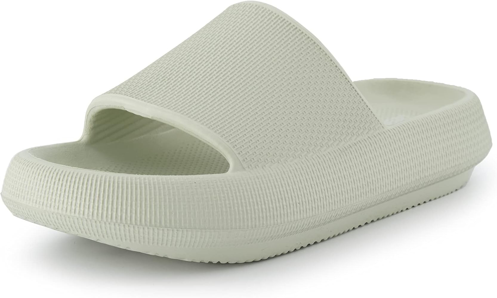 CUSHIONAIRE Women's Feather recovery slide sandals with +Comfort | Amazon (US)