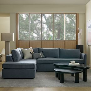 Harris 2-Piece Bumper Chaise Sectional (100"–116") | West Elm (US)