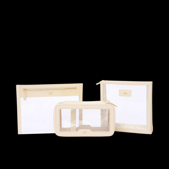 Lily & Bean Transparent Ultimate Travel Set Ivory | Lily and Bean