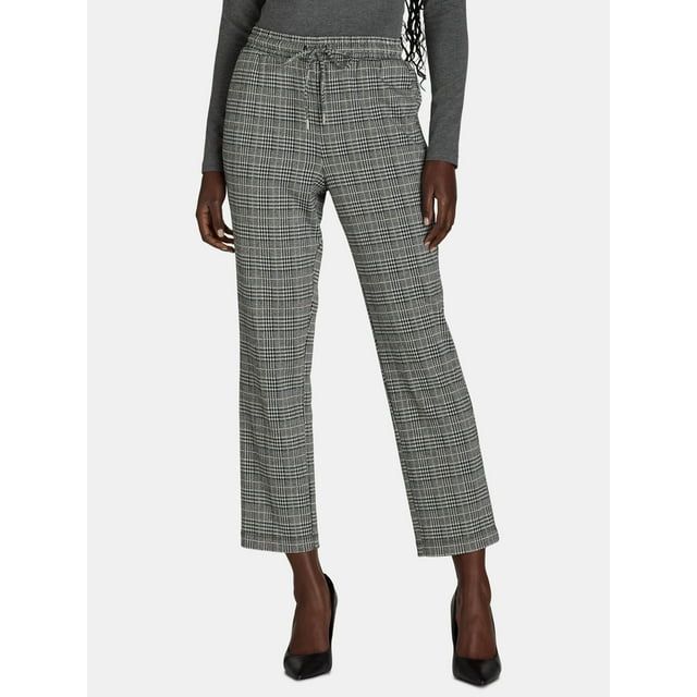 Time and Tru Women's Pull-On Knit Drawstring Pants, 28" Inseam, Sizes XS-XXXL | Walmart (US)