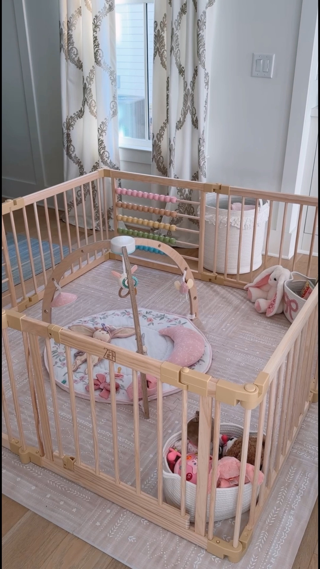 Let’s set up Juliana’s new playmat and playpen! The perfect, aesthetic, organized, safe space for her to grow and play! Set up wasn’t bad at all! I did it myself which says a lot lol 

#LTKmomlife #LTKBaby #LTKvlog