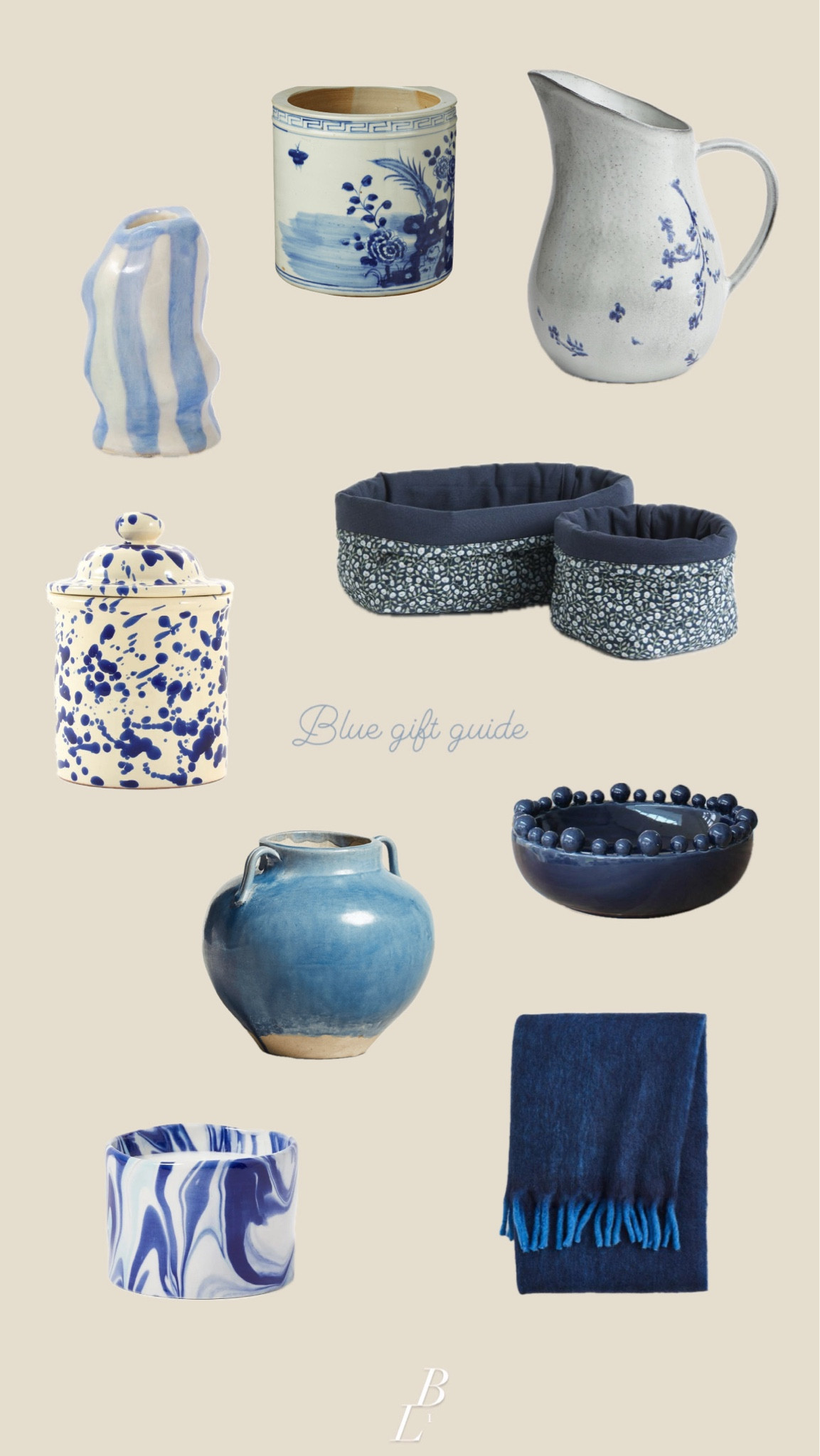 Blue - Gift Guide

#LTKGiftGuide #LTKSeasonal #LTKhome