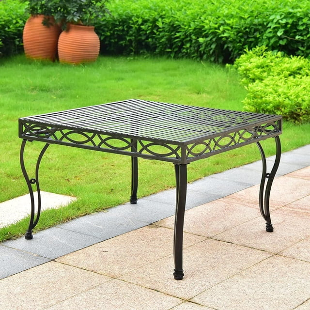 Segovia 30-inch Iron Coffee Table | Walmart (US)