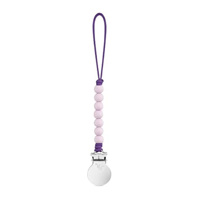 Ryan & Rose Beaded Pacifier Mini Cutie Clip (Lilac, Gentry) | Amazon (US)