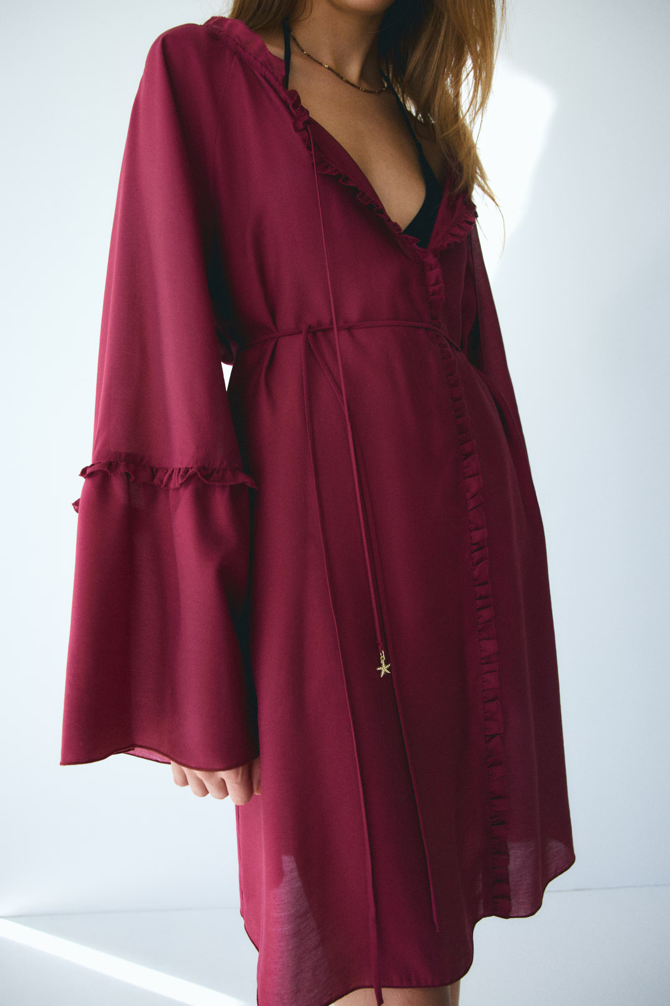 Trumpet-Sleeved Tunic Dress | H&M (US + CA)