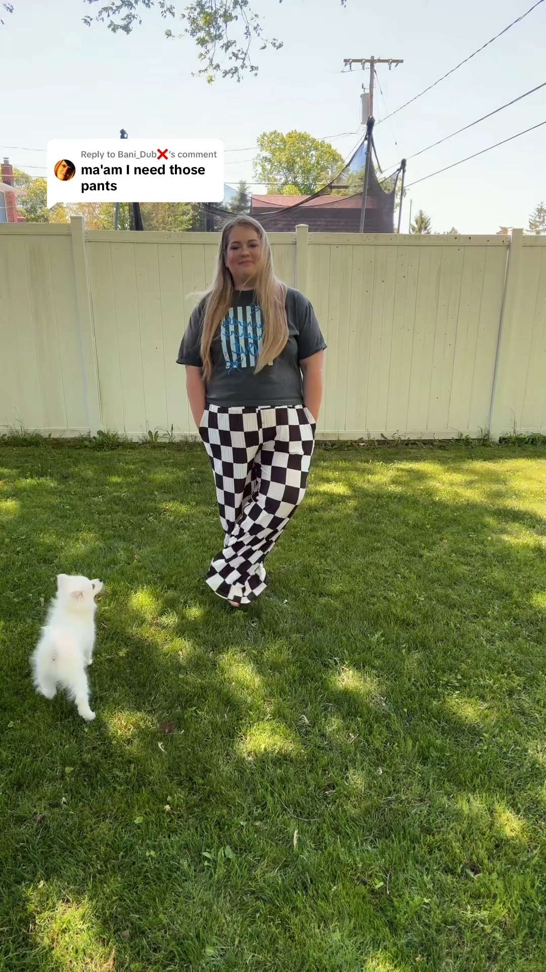 Checkered Pants 

 #LTKdayinmylife #LTKootd #LTKMidsize