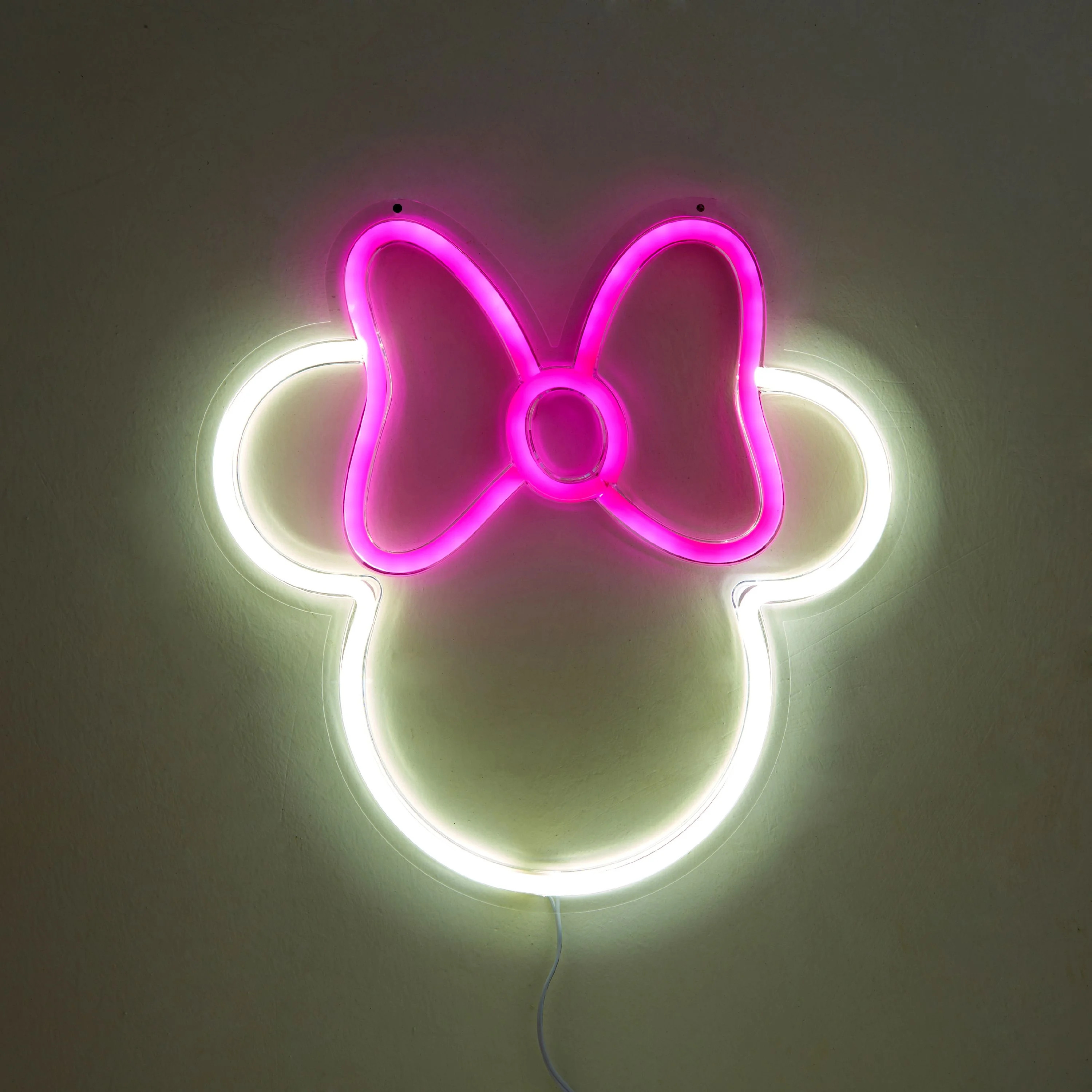 Minnie Mouse Neon LED Wall Light by Disney, Purple - Walmart.com | Walmart (US)