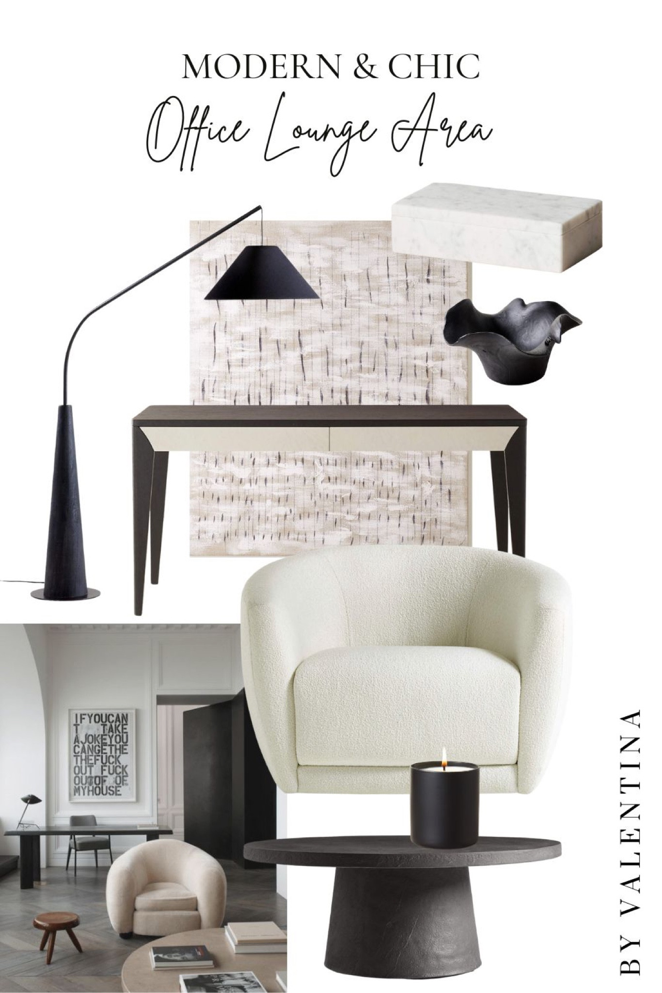 Modern and chic office area 🤍

#LTKhome #LTKFind #LTKstyletip