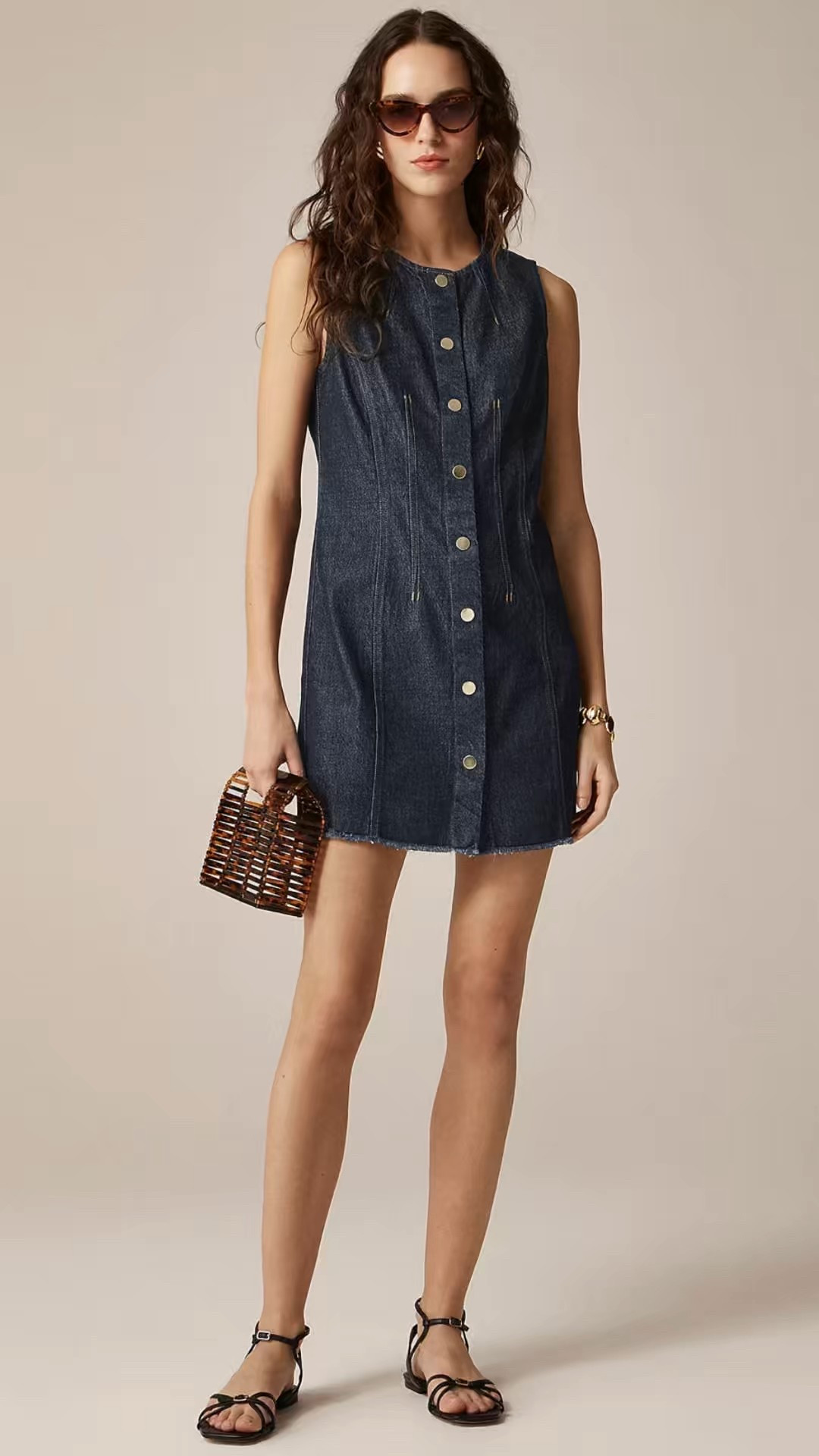 Seamed denim mini dress in Rinse Wash and Ecru Wash 
$100.50 Was $168.00 (40% Off)

#LTKStyleTip #LTKWatchNow #LTKSaleAlert