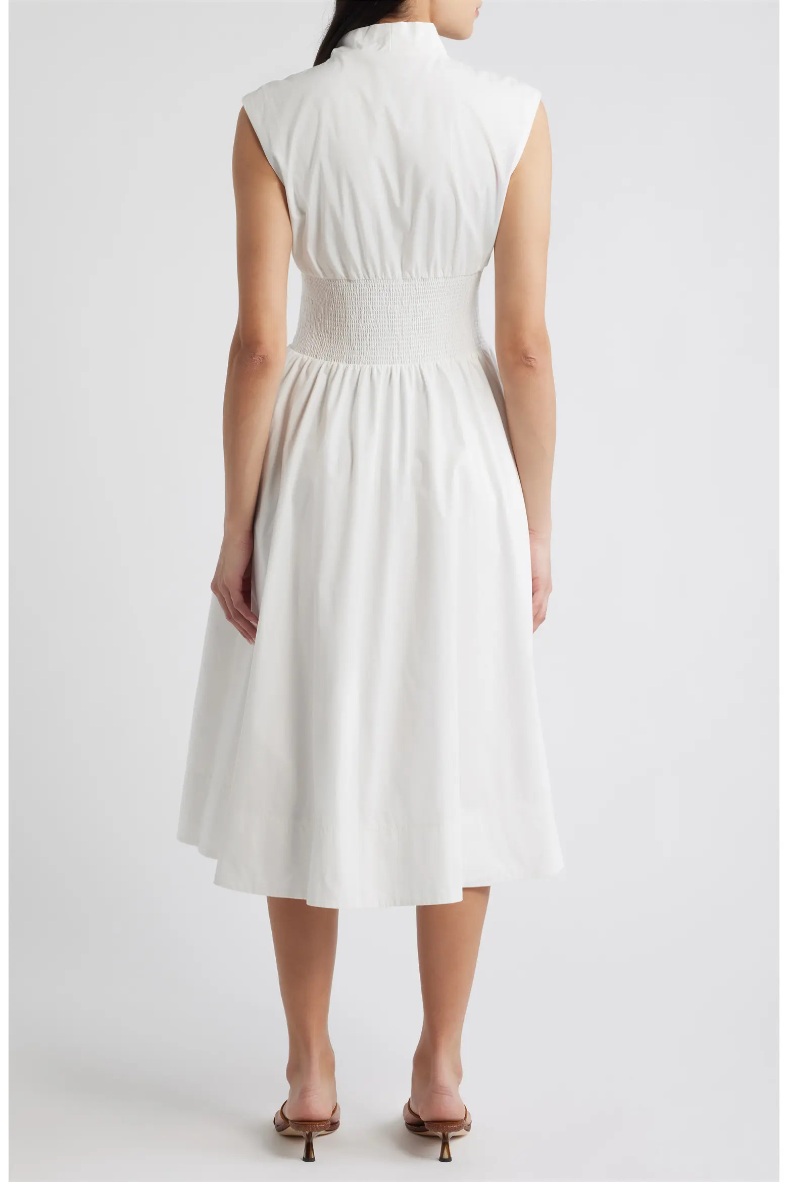 Sleeveless Cotton Midi Dress (Women) | Nordstrom | Nordstrom