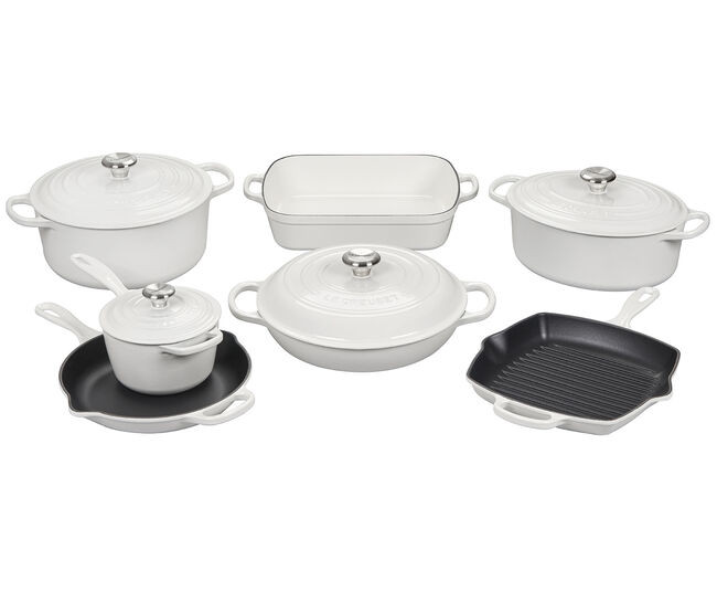 Signature Enameled Cast Iron 11-Piece Ultimate Cookware Set | Le Creuset