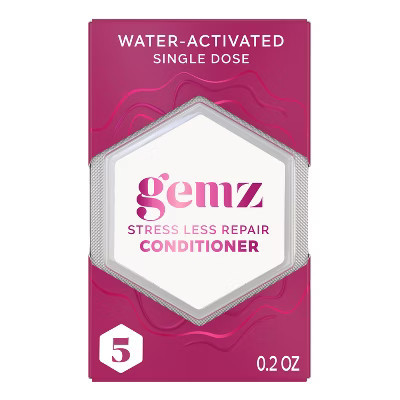 gemz Strengthening Conditioner, Stress Less Repair, Color Safe - 5ct/0.2oz | Target