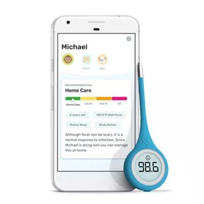 Kinsa QuickCare™ Bluetooth Smart Thermometer with Family Health Tracking App | buybuy BABY