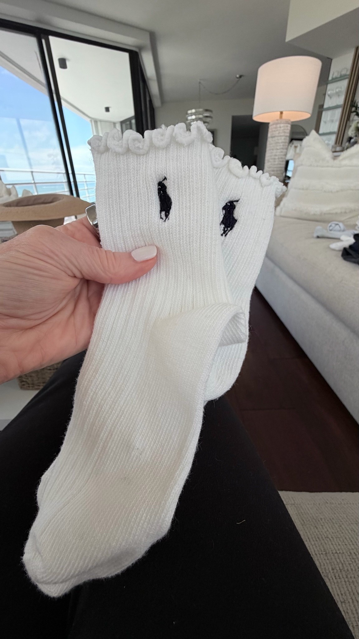 Ruffle edge socks, so cute!  Under $15

#LTKOver40 #LTKPetite
