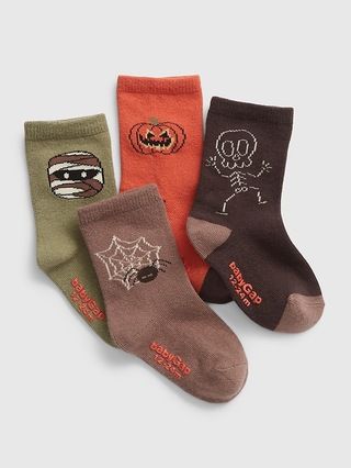 Toddler Halloween Crew Socks (4-Pack) | Gap (US)