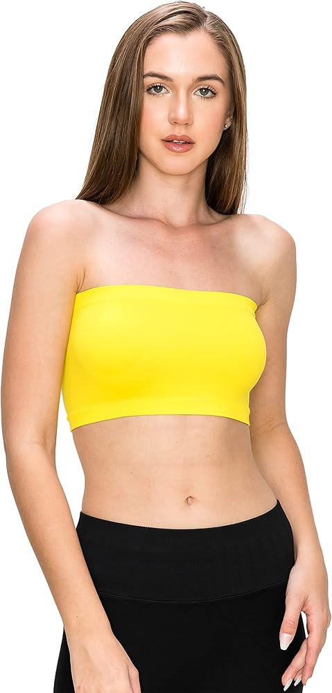 Kurve Seamless Bandeau Tube top - UV Protective Fabric, Rated UPF 50+ (Non-Padded) -Made in USA- | Amazon (US)