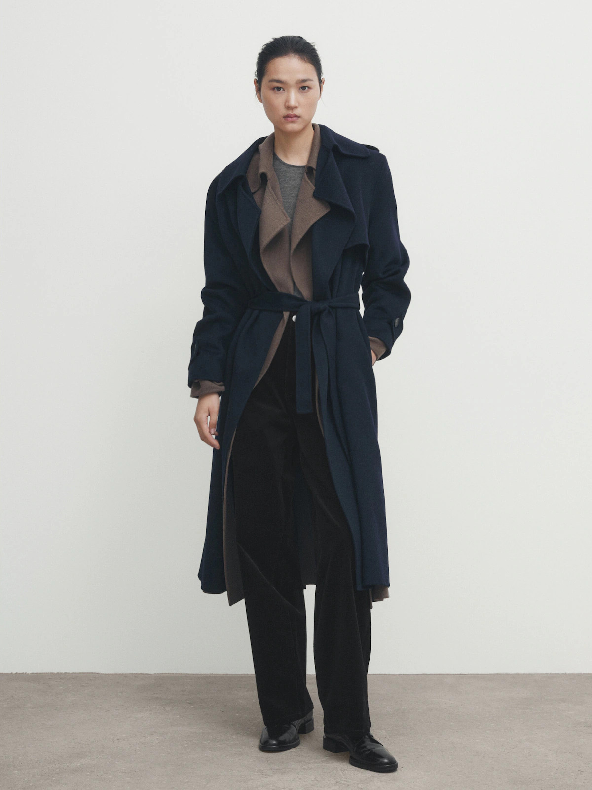 Relaxed fit needlecord trousers | Massimo Dutti UK