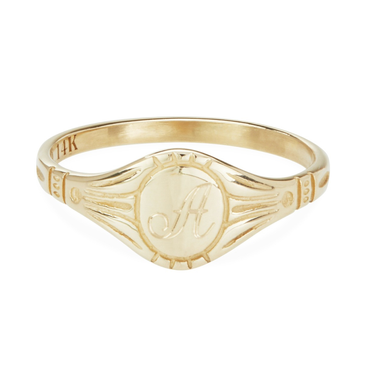 Grand Cygnet Ring, Yellow Gold | Catbird
